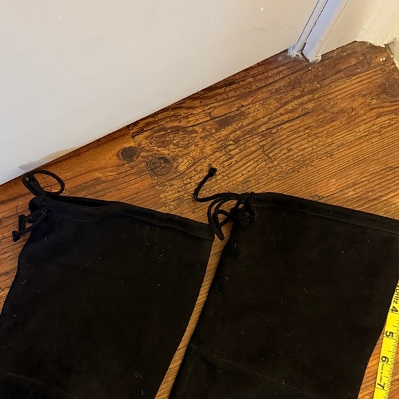 Unisa Black Over the Knee Boots suede - Picture 2 of 3